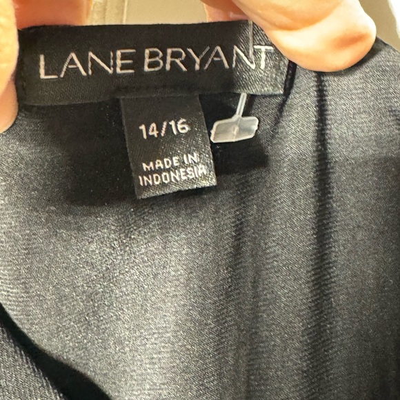 Lane Bryant blouse Size 14/16 black NWOT - Picture 3 of 5